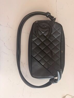 Chanel Black Quilted Crossbody Shoulder Bag